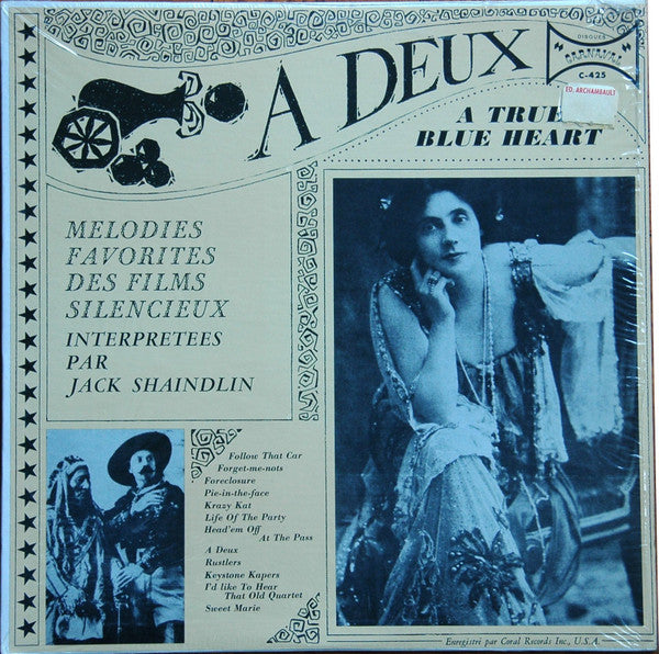 Jack Shaindlin : À Deux (A True Blue Heart) (LP, Mono)
