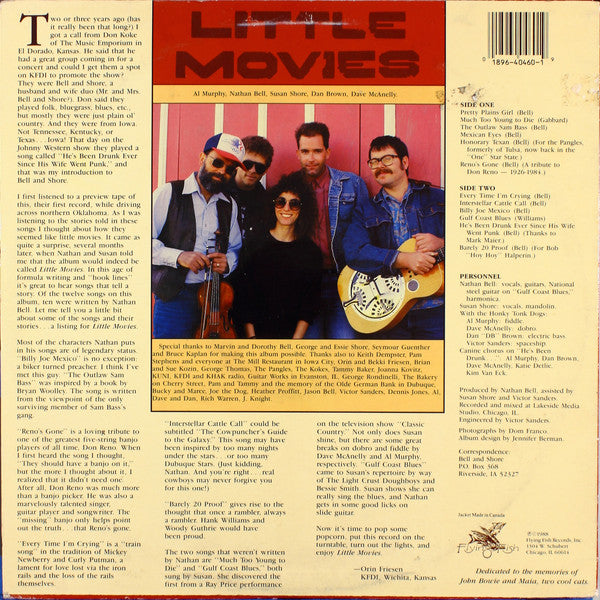Bell & Shore : Little Movies (LP, Album)