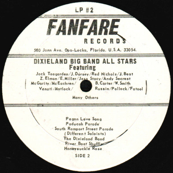 Various : Dixieland Big Band All Stars (LP, Album)