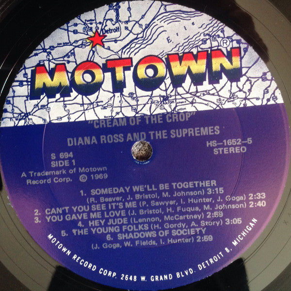 Diana Ross & The Supremes* : Cream Of The Crop (LP, Album)