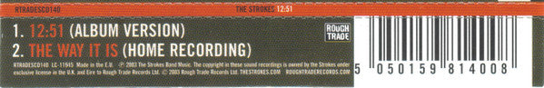 The Strokes : 12:51 (CD, Single, Uni)