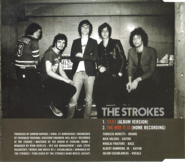 The Strokes : 12:51 (CD, Single, Uni)