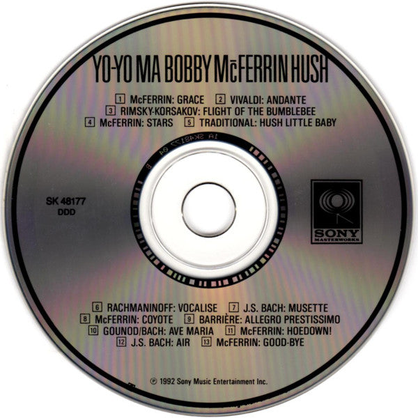 Yo-Yo Ma • Bobby McFerrin : Hush (CD, Album)