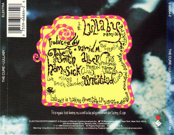 The Cure : Lullaby (CD, Maxi)