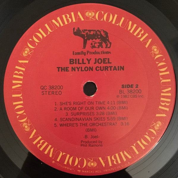Billy Joel : The Nylon Curtain (LP, Album)