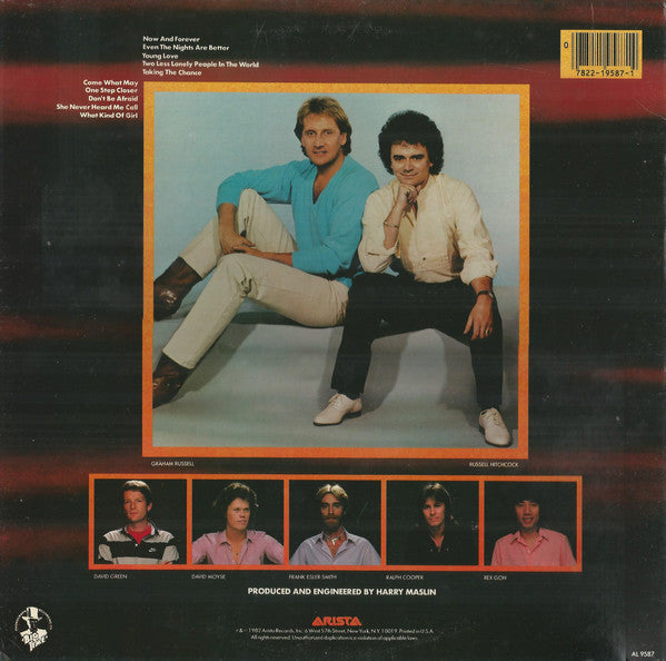 Air Supply : Now And Forever (LP, Album, Pit)