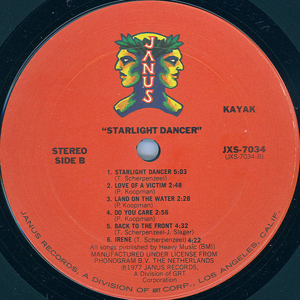Kayak : Starlight Dancer (LP, Comp, San)