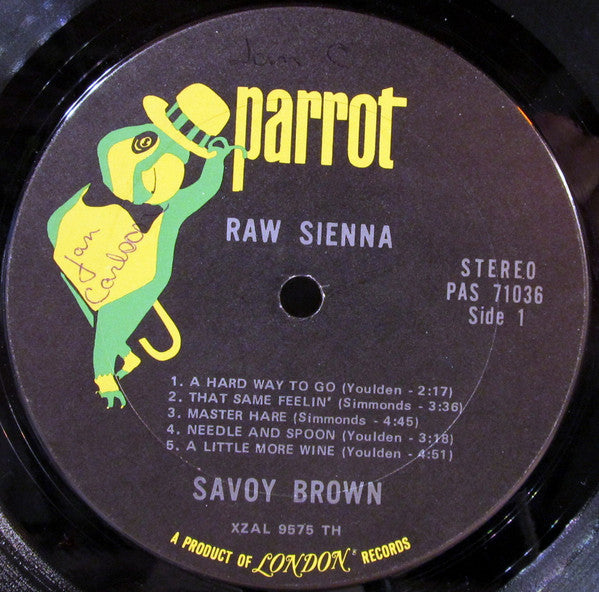 Savoy Brown : Raw Sienna (LP, Album, Ter)