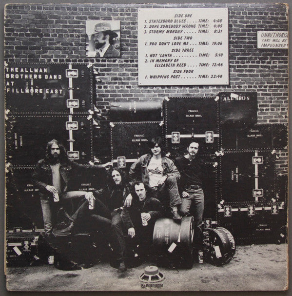 The Allman Brothers Band : The Allman Brothers Band At Fillmore East (2xLP, Album, PR )