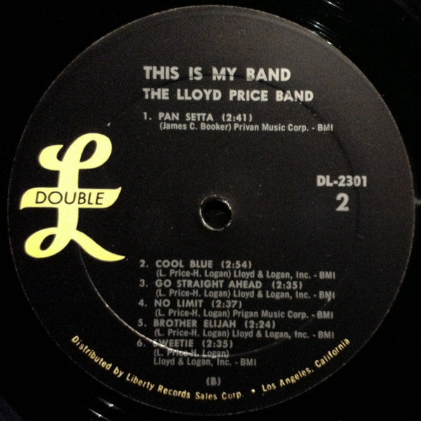 Lloyd Price : This Is My Band (LP, Album, Mono)
