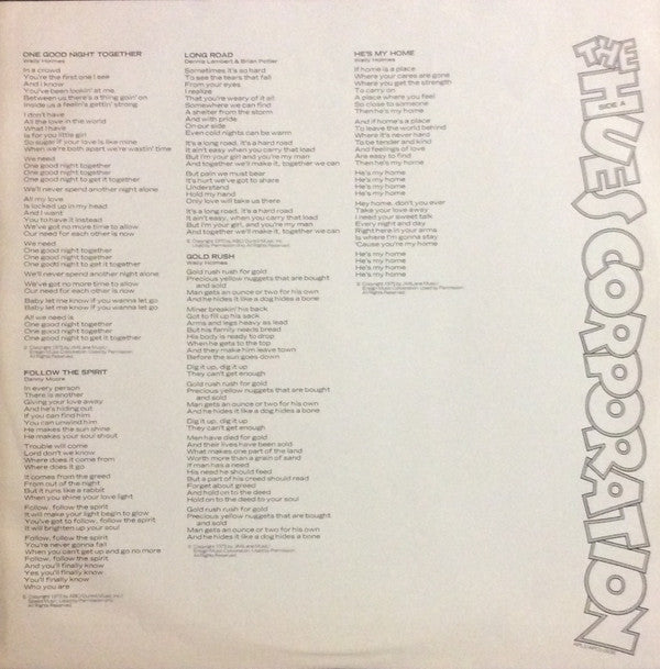 The Hues Corporation : Love Corporation (LP, Album, Promo)