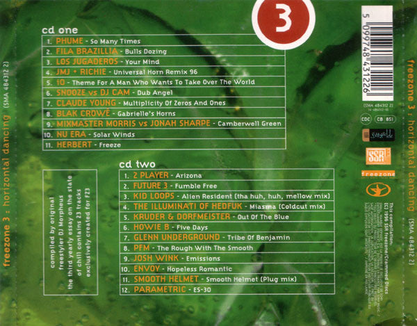 Various : Freezone 3 (Horizontal Dancing) (2xCD, Comp)