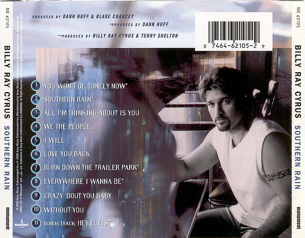 Billy Ray Cyrus : Southern Rain (CD, Album, Enh)
