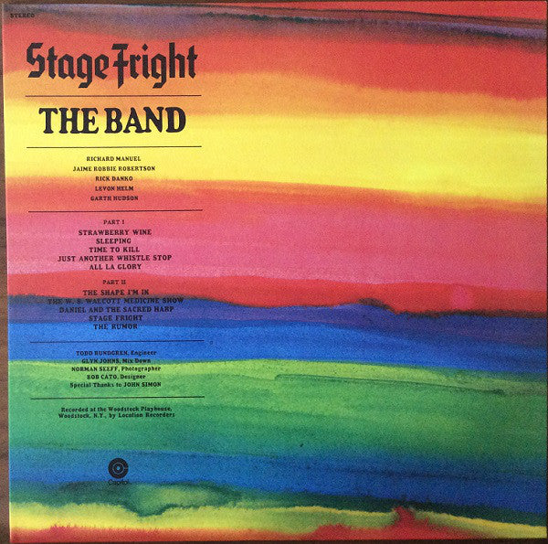 The Band : Stage Fright (LP, Album, RE, RM, 180)