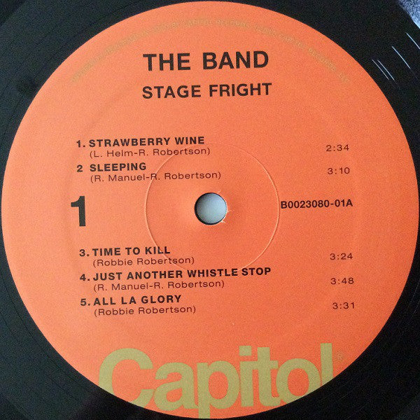 The Band : Stage Fright (LP, Album, RE, RM, 180)