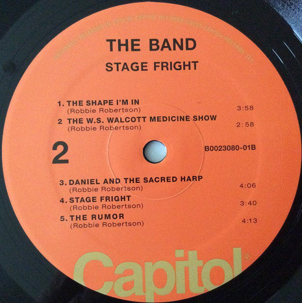 The Band : Stage Fright (LP, Album, RE, RM, 180)