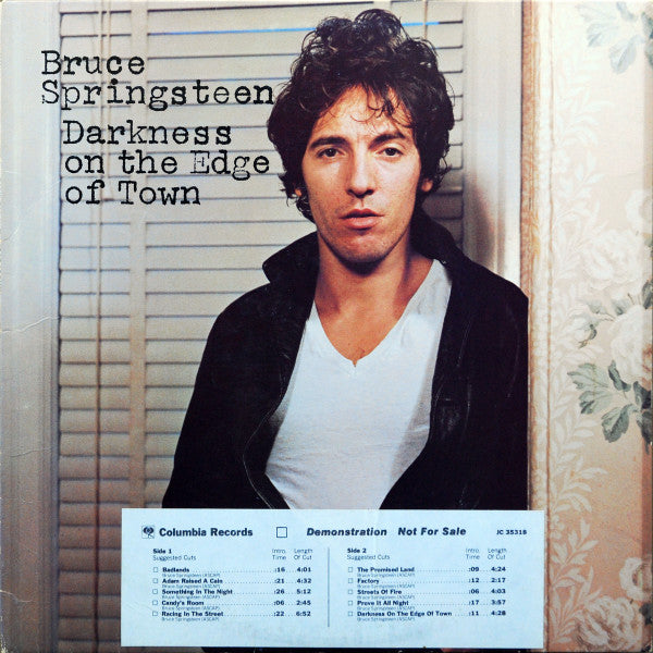Bruce Springsteen : Darkness On The Edge Of Town (LP, Album, Promo, Ter)