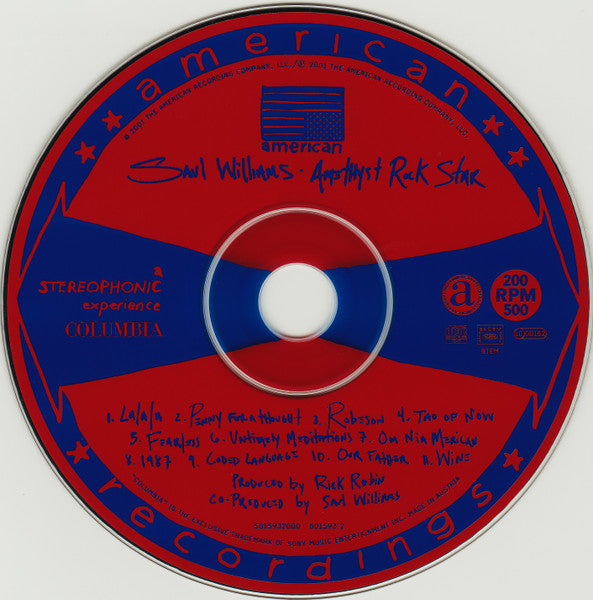Saul Williams : Amethyst Rock Star (CD, Album)