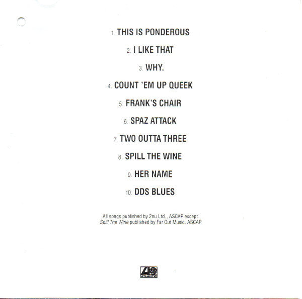 2nu : Ponderous (CD, Album)