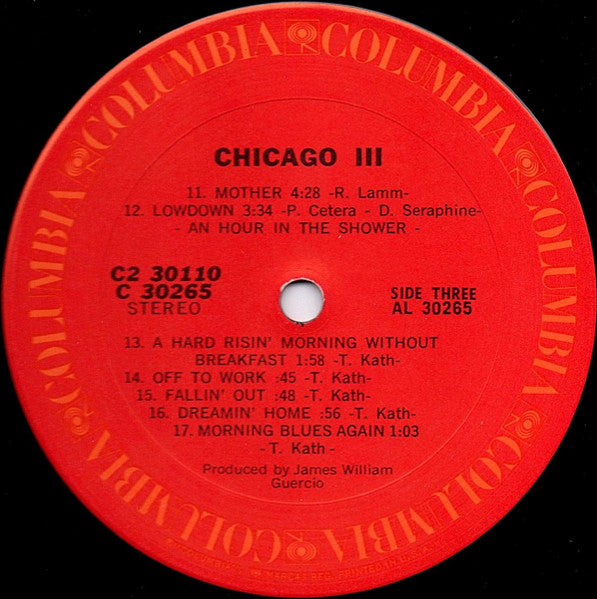 Chicago (2) : Chicago III (2xLP, Album, San)