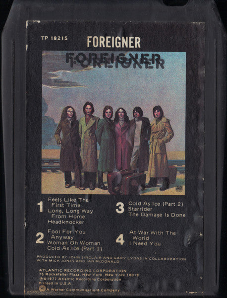 Foreigner : Foreigner (8-Trk, Album)