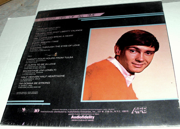 Gene Pitney : Greatest Hits Of All Time (LP, Comp)