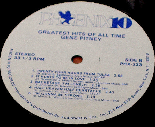 Gene Pitney : Greatest Hits Of All Time (LP, Comp)
