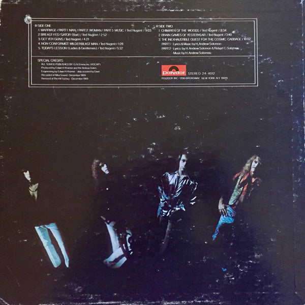 The Amboy Dukes : Marriage On The Rocks - Rock Bottom (LP, Album, Mon)