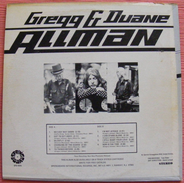 Hour Glass : Gregg & Duane Allman (LP, Comp)