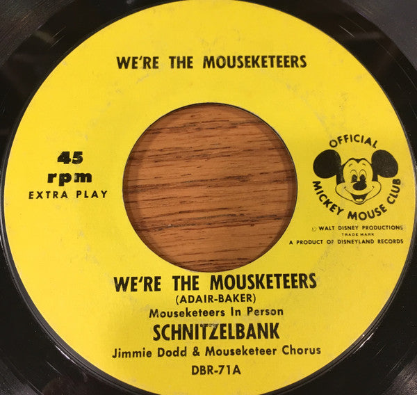 Jimmie Dodd & Mouseketeer Chorus, The Mouseketeers : We're The Mouseketeers (7", EP)