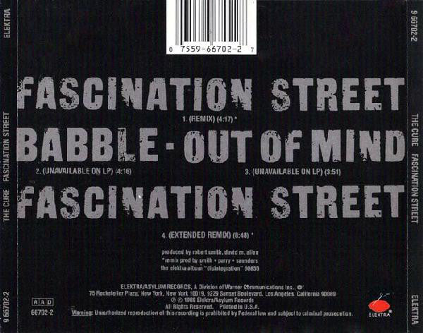 The Cure : Fascination Street (CD, Maxi, Ltd)