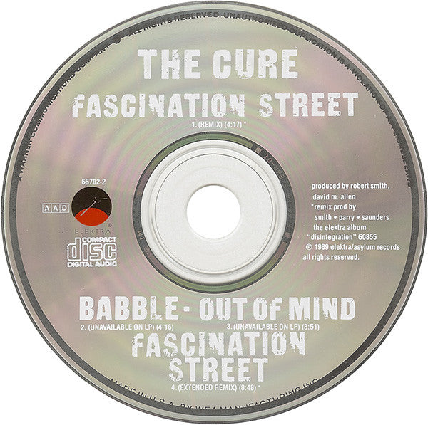 The Cure : Fascination Street (CD, Maxi, Ltd)