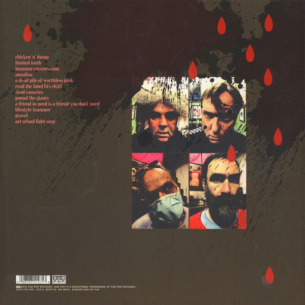 Mike Kunka & Melvins : Three Men And A Baby (LP, Album)