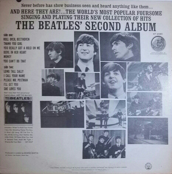 The Beatles : The Beatles' Second Album (LP, Album, RP, Scr)