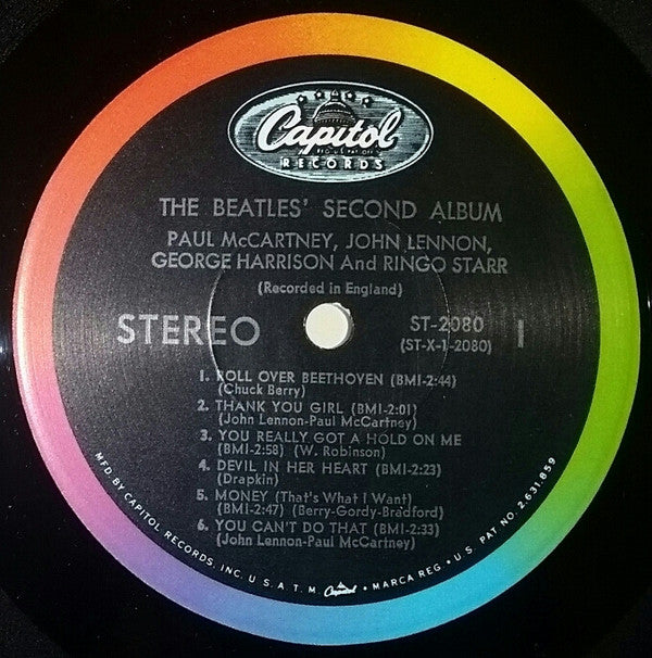 The Beatles : The Beatles' Second Album (LP, Album, RP, Scr)