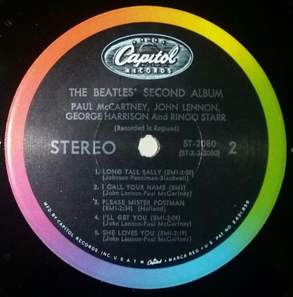 The Beatles : The Beatles' Second Album (LP, Album, RP, Scr)