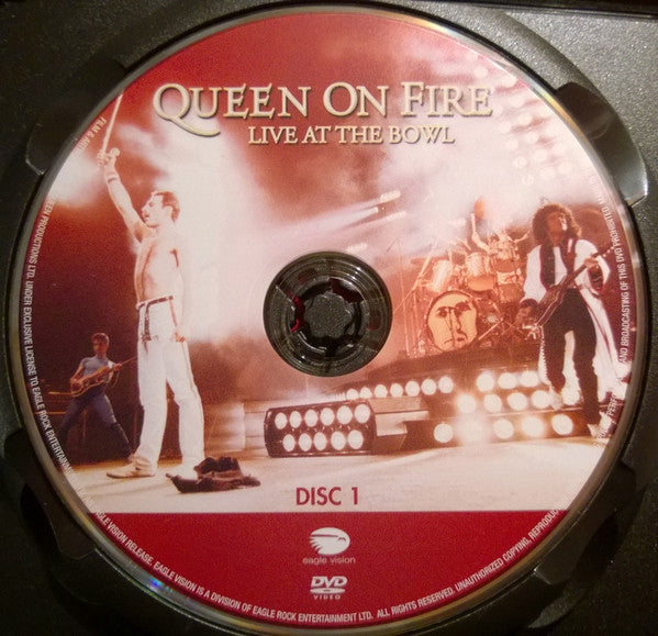 Queen : Queen On Fire (Live At The Bowl) (DVD-V, RE, Multichannel, NTSC + DVD-V, RE, NTSC)