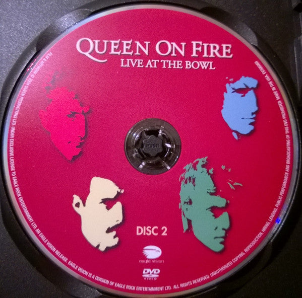 Queen : Queen On Fire (Live At The Bowl) (DVD-V, RE, Multichannel, NTSC + DVD-V, RE, NTSC)