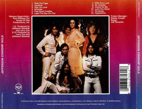 Jefferson Starship : Gold (CD, Comp, RE)