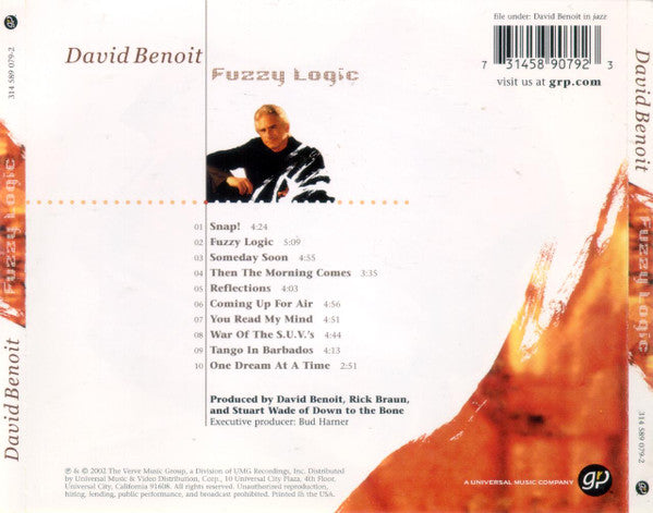 David Benoit : Fuzzy Logic (CD, Album)