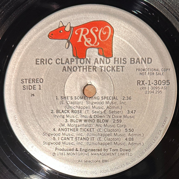 Eric Clapton : Another Ticket (LP, Album, M/Print, Promo)