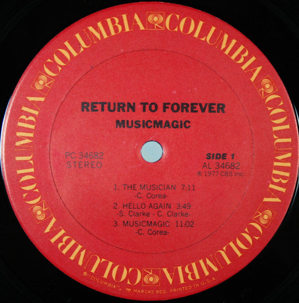 Return To Forever : Musicmagic (LP, Album)