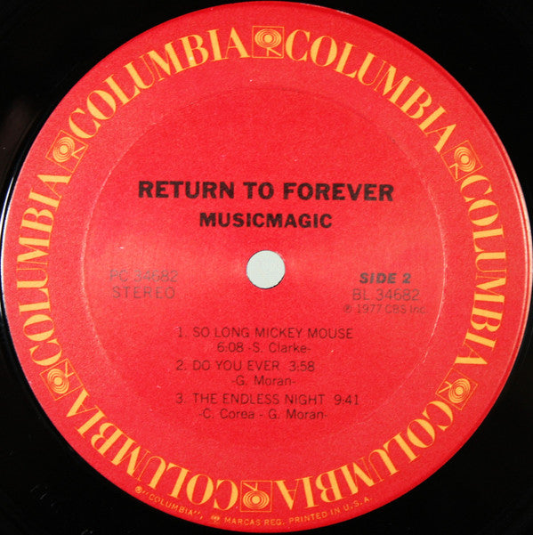 Return To Forever : Musicmagic (LP, Album)