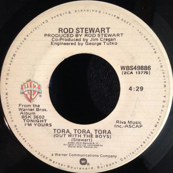 Rod Stewart : Tonight I'm Yours (Don't Hurt Me) (7", Single, Spe)