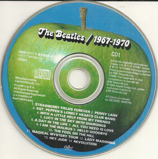 The Beatles : 1967-1970 (2xCD, Comp, RE, RM)