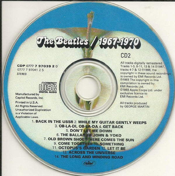 The Beatles : 1967-1970 (2xCD, Comp, RE, RM)