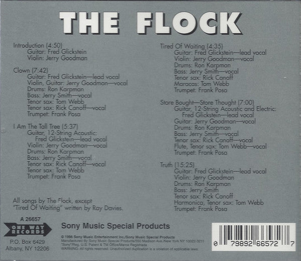 The Flock : The Flock (CD, Album, RE)
