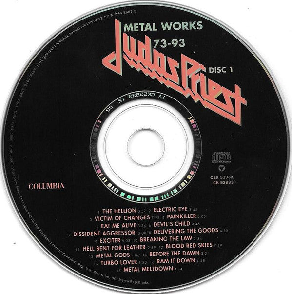 Judas Priest : Metal Works '73-'93 (2xCD, Comp, RM)