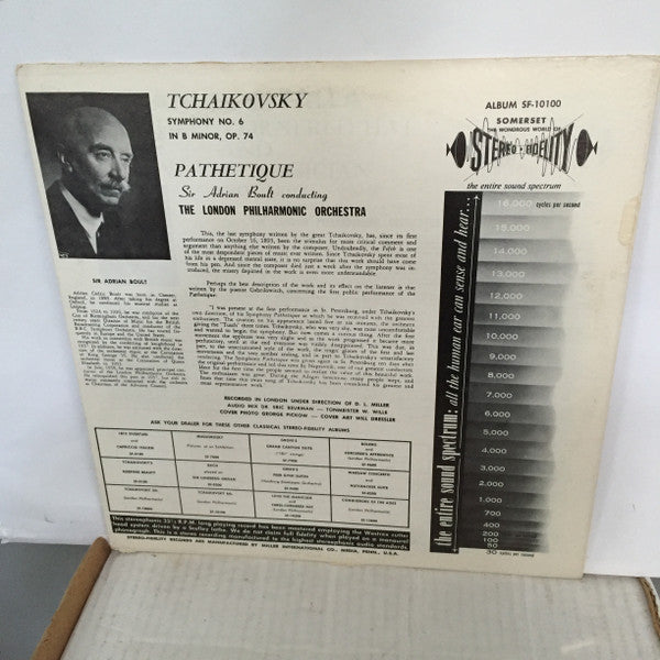 Tchaikovsky* / Sir Adrian Boult Conducting The London Philharmonic Orchestra* : Pathètique (Symphony No. 6) (LP)