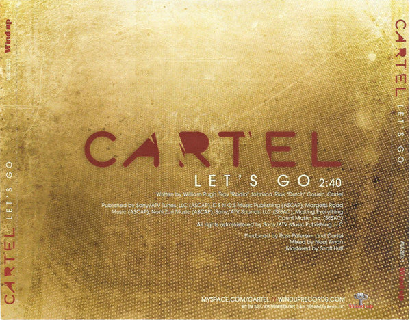 Cartel (3) : Let's Go (CD, Single, Promo)